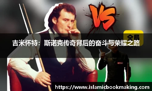 吉米怀特：斯诺克传奇背后的奋斗与荣耀之路
